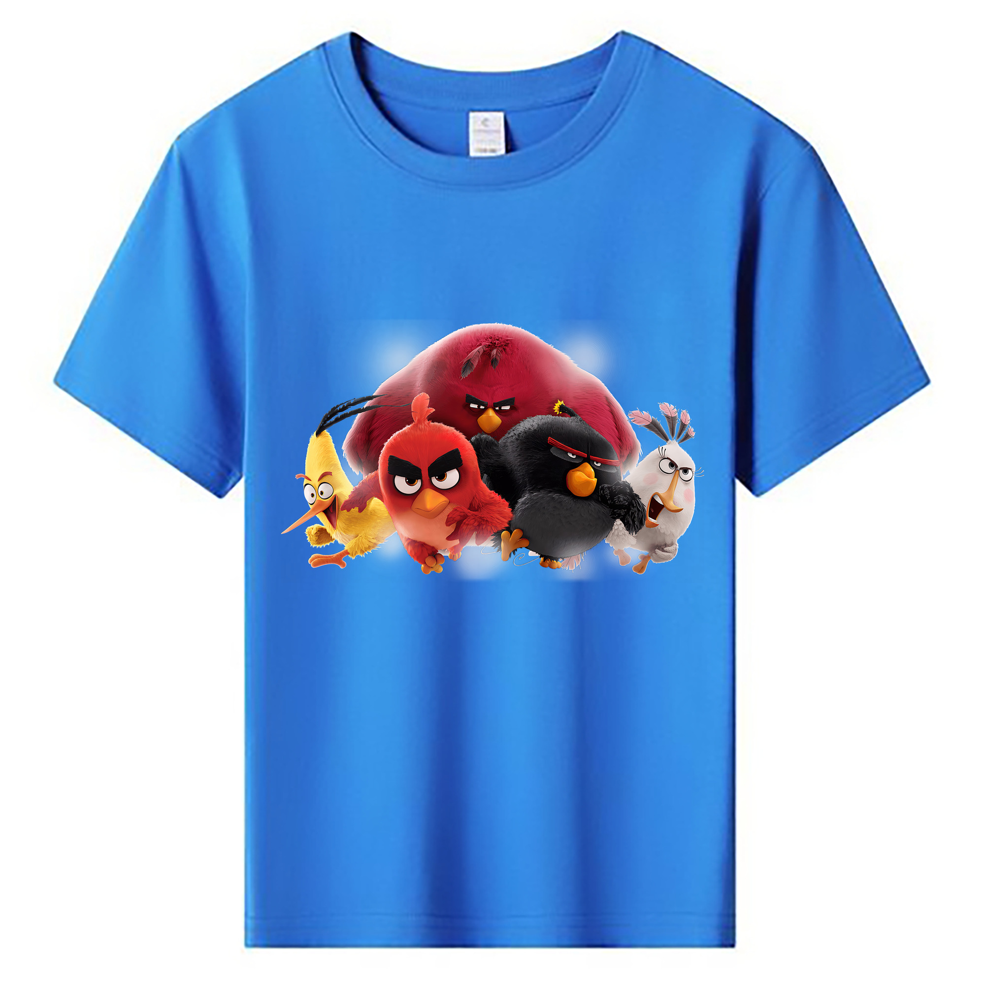 （画像用） Angry Birds アングリーバード 綿100％キッズTシャツ（フロントプリント）